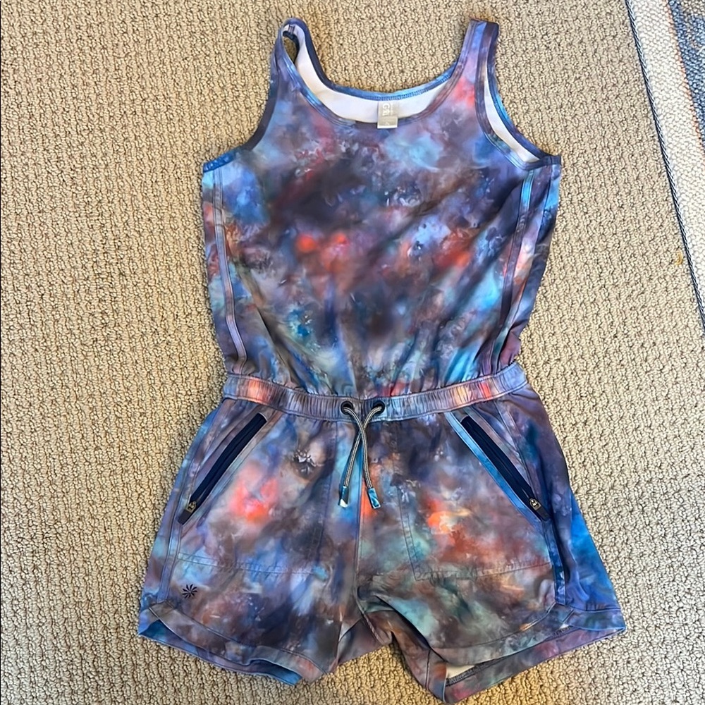 Athleta Girl Tie-Dye Sleeveless Romper